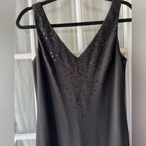 Black cocktail dress